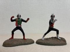 仮面ライダー 1号2号 フィギュア 2体セット バイク 付き レア！！ 仮面ライダー 1号 2号 バイク フィギュア レトロ レア 昔 グッズ