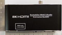 HDMI 4K 入力切替・音声分離器 7.1ch 3.5mm・光・同軸・HDMI