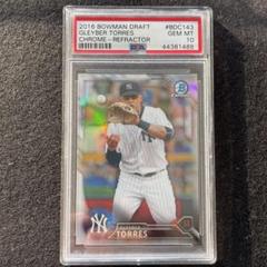 MLB Gleyber Torres Refractor PSA 10のサムネイル
