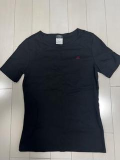 CHANEL ユニフォーム 黒ストーンTシャツ Mサイズ