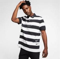 良品 Nike Swoosh POLO ビッグスウッシュ XXL ボーダー