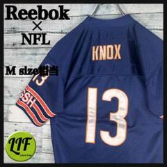 リーボック NFL 全刺繍 ベアーズ アメフトゲームシャツ M相当 5527