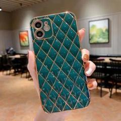 iphone15ケース　ダークグリーン　耐衝撃 iphoneケース