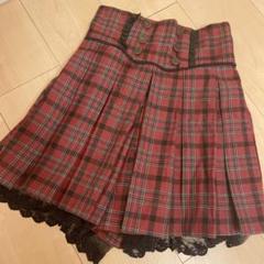 チェックスカート