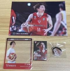 西村文男　千葉ジェッツ　オンラインくじ　缶バッジ　ブロマイド　アクキー