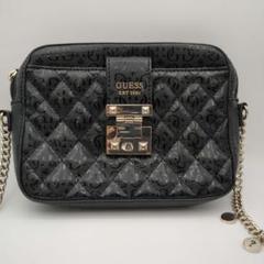 GUESS ゲス 黒 ブラック ショルダーバッグ