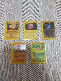 ポケモンカード 5枚セット　海外版　カードe 　旧裏　美品　バラ売りok ポケモンカード 5枚セット 海外版 カードe 旧裏 美品 バラ売りok