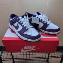 NIKE DUNK LOW RETRO 9.5 ホワイト/コートパープル
