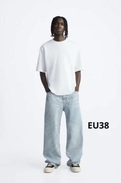ZARAグラデーション BAGGY-FIT デニム パンツ バギー　デニムパンツのサムネイル