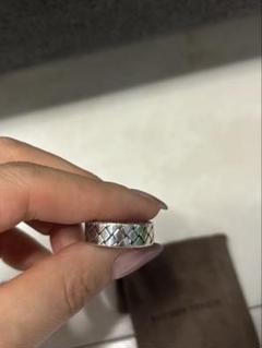 ボッテガヴェネタ　18K　シルバー　リング　指輪　121000円　11号 ボッテガヴェネタ18Kシルバーリング指輪121000円11号