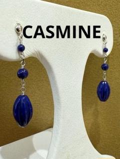 【送料無料ライン/39ショップ】 新品】CASMINE（キャスミン）Pt900ラピスラズリピアス メルカリ - アクセサリー