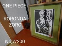 超激レア!! ONE PIECE 木版画 ロロノア・ゾロ 限定生産
