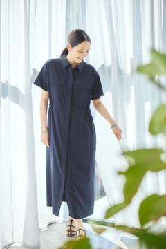 ロングシャツワンピース - SOÉJU online store｜上質な大人の