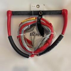 Ronix ウェイクボードハンドル 赤/銀新品