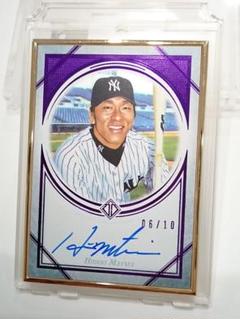 MLB topps 松井秀喜 直筆 サイン カード ヤンキース 2018