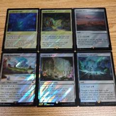 MTG FF FIC 統率者 サージfoil 土地 6枚セット E