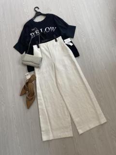 17800円新品♡手洗いOKスコットクラブ購入ゆったりパンツ♡