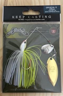 ノリーズ クリスタルS 3/8oz ホワイトチャートクリスタル