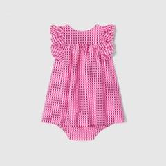 (K07079) 美品 jacadi ベビー DANA ワンピース ブルマ付き