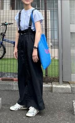 notch.by KR サスペンダー付きハイウエストスカート notch.｜【 notch. by KR 】サスペンダー付きハイウエスト