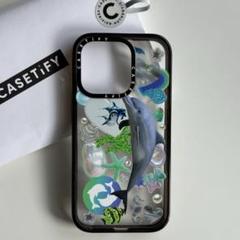 CASETiFY iPhone15pro ケース Dolphin Sticker Amazon.com: CASETiFY Impact Case for iPhone 15 Pro [4X