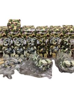 ベアブリック 迷彩柄 約28cm　エイプ ベアブリック BE@RBRICK BAPE PLAY 400％ エイプ カモ1st ABC