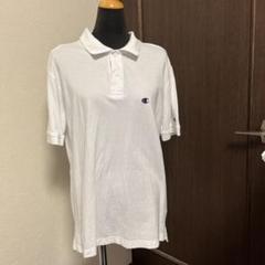 Champion ホワイト ポロシャツ C3-F536