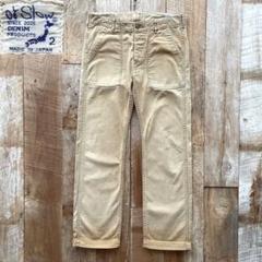 orslow 生成り ペインターパンツ ペンキ加工