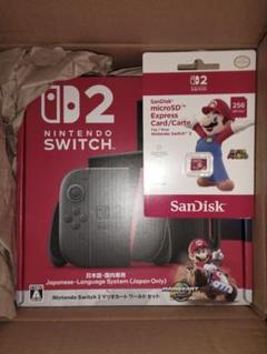 Nintendo Switch 2 マリオカート ワールド セット SDカード付 Amazon.co.jp: Nintendo Switch 2(日本語・国内専用) マリオ