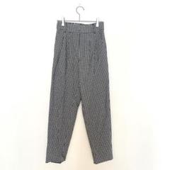 ローリーズファーム ハイウエスト パンツ ギンガムチェック M ウエストゴム