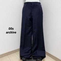 90s unknown ワイドスラックス cityboy usa古着 グレー系 - メルカリ - パンツ