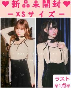 福袋 公式 新品未開封】ミシェルマカロン フラワーチョーカーニット トップス