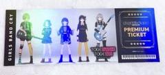 ガールズバンドクライ　ホログラムチケット　箔押し　ステッカー　ガルクラ