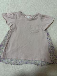 any FAM 猫ポケット Tシャツ 90