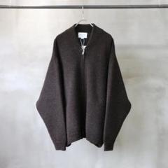 STILL BY HAND Knit Flight Blouson Brownのサムネイル