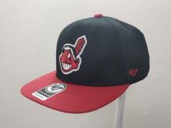 価格は安く MLB☆CAP】クリーブランドインディアンス！47クリーンナップ／黒 帽子