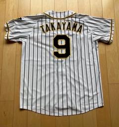 阪神タイガース　高山選手　旧ホーム　ユニフォーム　Oサイズ　#９　白×黄