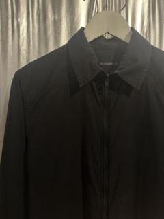 DRESSEDUNDRESSED ブラックジップアップシャツのサムネイル
