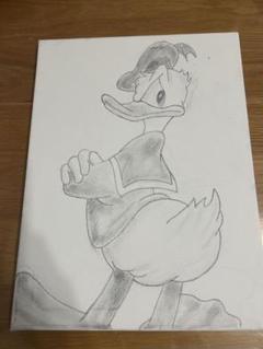 ダック スケッチ アート キャンバス