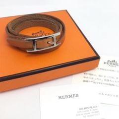 エルメス レザー ブレスレット アピ3 4連ブレスレット キャメル 0518 エルメス レザー ブレスレット アピ3 4連ブレスレット キャメル