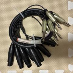 8ch XLRメスto TRS amphenol/mogami スネークケーブル 8ch XLRメスto TRS amphenol/mogami スネークケーブル - メルカリ
