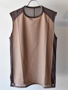 ウォーキング・ランニングウェア RYOGEN DENIM FRENCH SLEEVE TEE BROWN リョウゲン/RYOGEN DENIM FRENCH SLEEVE TEE[トップス(タンク