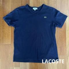 LACOSTE スリムフィット Tシャツ ネイビー US S
