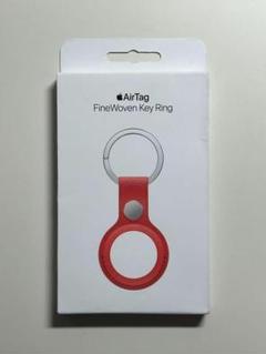 【新品】純正 AirTag ファインウーブンキーリング・コーラル①