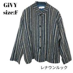 ギヴィー GiVY シャツ　トップス　上着　アウター　ストライプ　ギビー