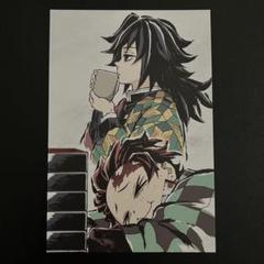 鬼滅の刃　全集中展　松島さんサイン色紙　 冨岡義勇　炭治郎 その他セット 希少 激レア】鬼滅の刃 竈門炭治郎 松島晃 描き下ろしサイン入り