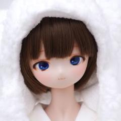 【自作アイ付きに変更】imomodoll mie ヘッド＋B品アイ　1/4 imomodoll 1/4 tack カスタムヘッド+手描きアイ - メルカリ