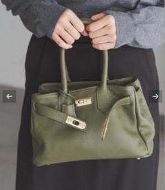 はな様 AULENTTI オウレンティ ベルト付きレザー BAG ハンド バッグ AULENTTI /オウレンティ】 DOLLARO ハンドバッグレザーベルト