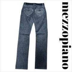 Mezzopiano　メゾピアノ　ジーンズ　ジーパン　ハートポケットリボンパール