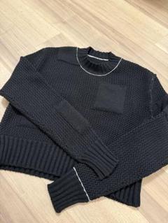 マルジェラMM6ニット厚手BLK M